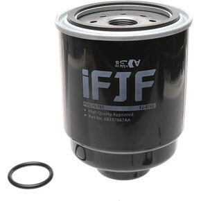 iFJF 68197867AA 68157291AA Fuel Filter and 5083285AA Oil Filter Replacement for Ram 6.7L 2013-2018 2500 3500 4500 5500 Diesel Engines Replaces 68065608AA FS53000 68197867AB 5016547AA