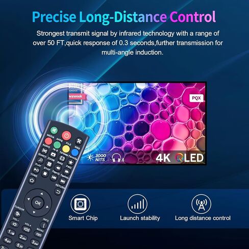 V3 Pro Replacement Voice Remote Control Compatible with vSeeBox V5 Pro / V3 Plus/V3 Pro / V2 Pro / V1 Pro/V1 Max/Elite/Max in Saudi Arabia