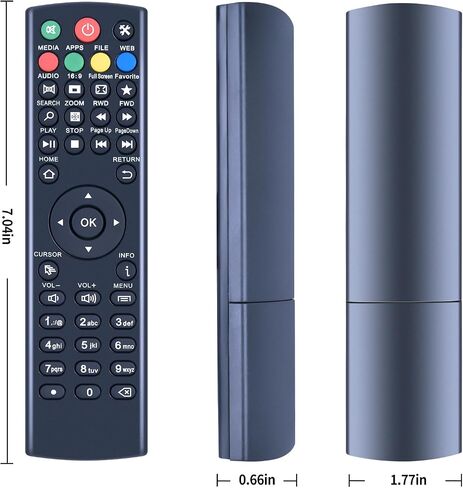 V3 Pro Replacement Voice Remote Control Compatible with vSeeBox V5 Pro / V3 Plus/V3 Pro / V2 Pro / V1 Pro/V1 Max/Elite/Max in Saudi Arabia