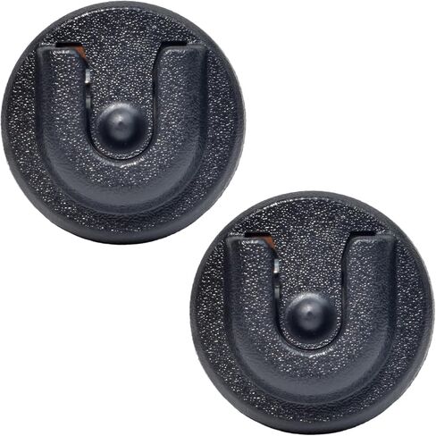 2PCS Universal CB Mic Holder with Adhesive Back, Vehicle Mic Clip Mount for Mobile Ham Radio Handheld Speaker Mics with Round Knob in Saudi Arabia