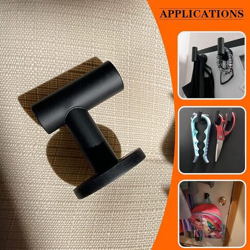 MUTUACTOR Magnetic Utility Hooks,1PCS Neodymium Magnet Strong Garage Hook Heavy Duty,2PCS Anti-Slip Magnetic Hook Extension Cord for Organizer Impact Drilling Drivers Electric Cable Line Garden Hoses in Saudi Arabia