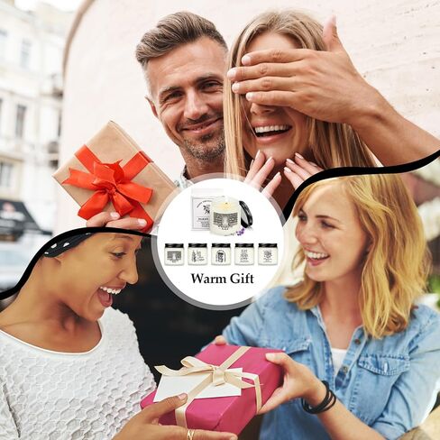MTLEE 6 Pcs Book Lover Gifts 3.5 oz Book Scented Candle Library Lovers' Day Gifts Rustic Bookshelf Sign Soy Wax Jar for School Club Readers Writers Students Teacher Office(White) in Saudi Arabia