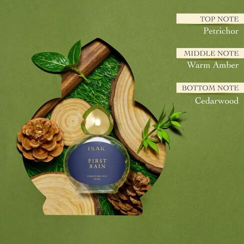 عطر إيساك الفاخر للرجال والنساء، عطر لافندر رين 12 مل (0.4 أونصة سائلة)، خالٍ من الكحول، رائحة لافندر تدوم من 8 إلى 10 ساعات للجنسين، زيت عطري فاخر، صنع في الهند. in Saudi Arabia