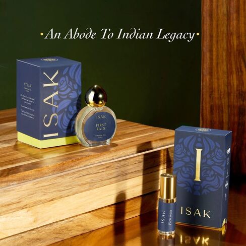 عطر إيساك الفاخر للرجال والنساء، عطر لافندر رين 12 مل (0.4 أونصة سائلة)، خالٍ من الكحول، رائحة لافندر تدوم من 8 إلى 10 ساعات للجنسين، زيت عطري فاخر، صنع في الهند. in Saudi Arabia