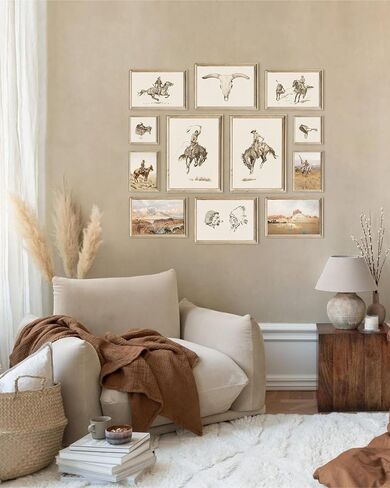 ASTRDECOR Vintage Eclectic Art Prints Set of 16, Eclectic Wall Decor Maximalist Decor, Abstract Canvas Gallery Wall Prints Posters for Room Aesthetic, Matisse Van Gogh Monet Famous Artist Painting Pictures, Trendy Colorful Maximalism Decor for Dorm Bedroo in Saudi Arabia