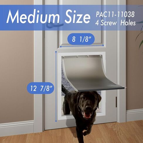 2PACK Dog Door Replacement Flaps with Screws - Fits Petsafe Dog Door PAC11-11039 Measures 10 1/8" X 16 7/8", Large BPA Free Doggie Door Replacement Flaps Weather Resistant Doggy Door Replacement Flap in Saudi Arabia