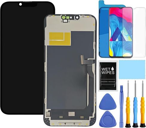 مجموعة استبدال شاشة iPhone 11 Pro لهاتف iPhone 11 Pro لهاتف iPhone 11 Pro A2160 A2217 A2215 شاشة LCD رقمية تعمل باللمس مع أدوات إصلاح 5.8 بوصة أسود in Saudi Arabia