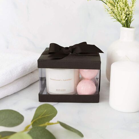 Hammont Individual Cupcake Boxes 6 Count – Clear Plastic Gift Boxes with Clear Window and Lid – Small Cookie Box with Ribbon & Bow - Baby Shower Party Favors, Groomsmen Proposal Box - Maroon 4x4x4 in Kuwait