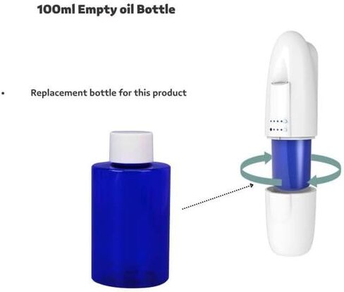 Replacement Empty Bottle for Plug in Wall Diffuser - Plastic 100ml Blue - (Pack of 2) in Saudi Arabia