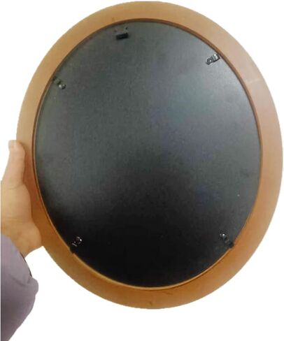 Oval Picture Frames,Classic Oval Wood Picture Frame Wooden Wall Hanging Picture Frames for Home Office Wall Décor(Black,10 inch) in Kuwait