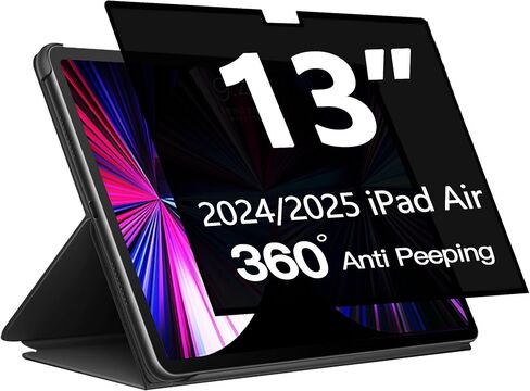 360° Privacy Screen Protector for iPad Pro 13 inch M4 7th Generation, iPad Pro 13 Inch 2024 Privacy Filter Screen Protector Anti Blue Light Anti-Spy in Saudi Arabia