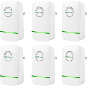 Stopwatt Energy Saving Device, Electricity Saving Box, Power Saving Device, Electricity Saving Device Save Electricity, US Plug 90V-250V 30KW White 6Pack