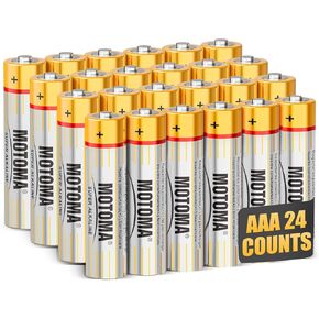 AAA Batteries 24 Pack 1.5V 720mAh Alkaline AAA Battery Long Lasting Power Triple AAA Batteries AAA Size for Household Electronic Devices (Non-Rechargeable)