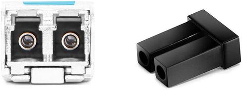 SFP XFP SFP+ Dust Cover Cap, Suitable for Simplex LC SFP XFP SFP+ Optical Module, Black Silicone 50/Pack in Kuwait