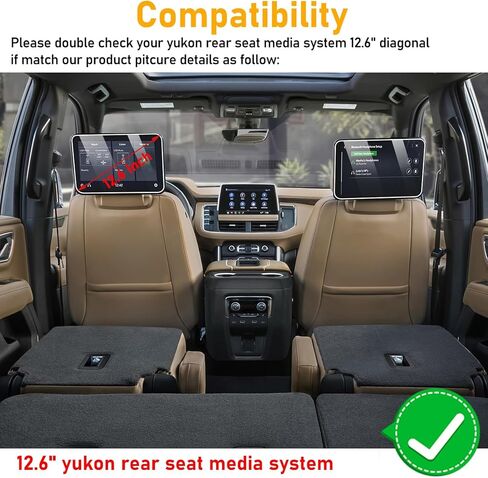 Abodvu متوافق مع 2022-2024 واقي شاشة تشيفي سيلفرادو من الزجاج المقسى 13.4 بوصة، لسيارة جي إم سي سييرا 1500/2500/3500 واقي شاشة لمس للملاحة عالي الوضوح صلابة 9H مضادة لبصمات الأصابع، قطعة واحدة in Kuwait