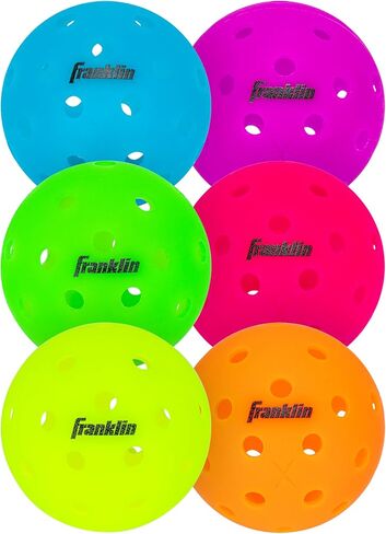 Franklin Sports X-40 كرات Pickleball الخارجية - كرات Pickleball الرسمية للولايات المتحدة الأمريكية (USAPA) - كرات Pickleball الرسمية ذات الحجم التنظيمي - كرات Pickleball الرسمية للولايات المتحدة المفتوحة - أصفر بصري - 50 عبوة in Saudi Arabia