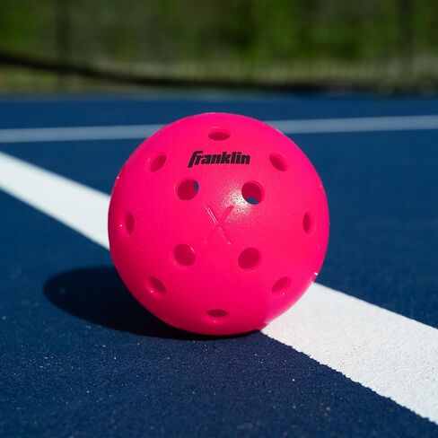 Franklin Sports X-40 كرات Pickleball الخارجية - كرات Pickleball الرسمية للولايات المتحدة الأمريكية (USAPA) - كرات Pickleball الرسمية ذات الحجم التنظيمي - كرات Pickleball الرسمية للولايات المتحدة المفتوحة - أصفر بصري - 50 عبوة in Saudi Arabia