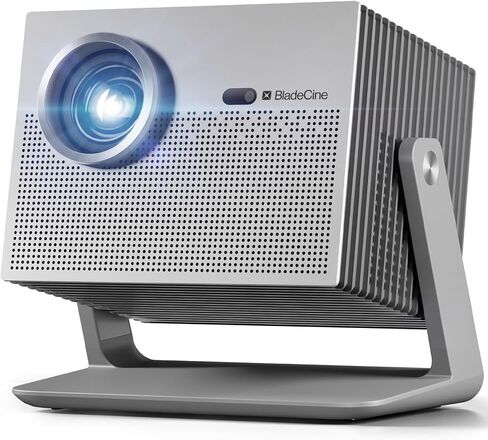 جهاز عرض Cube 600 Netflix، أصلي 1080 بكسل، جهاز عرض محمول مع واي فاي وبلوتوث، True 600 ISO Lumens، حامل انحراف قابل للتعديل 360 درجة، جهاز عرض خارجي تلقائي للفيديو in Saudi Arabia