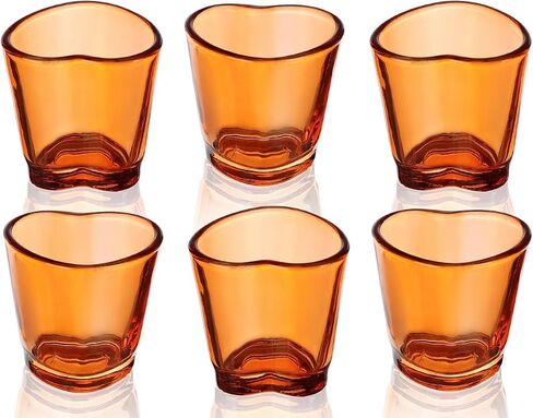 Heart Shot Glasses Set, Pink Shot Glass Cute For Bar Cart Accessories 1.5oz in Saudi Arabia