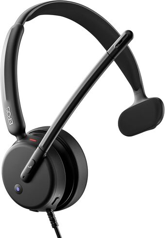 EPOS Impact 460T - Binaural On-Ear Headset with Dual Microphone, Noise Cancellation, USB-C/USB-A Connectivity, Microsoft Teams, Home Office, Plug-and-Play, Zoom, UC in Kuwait