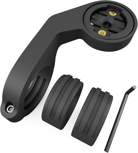 حامل دراجة ربع دورة للمقعد لـ Garmin Varia RTL510/RTL515/RVR315، رادار الرؤية الخلفية Varia، حامل ضوء خلفي للدراجة البلاستيكية، يتضمن حشوتين مناسبتين لأعمدة المقاعد بأقطار 27.0 مم - 31.6 مم in Kuwait