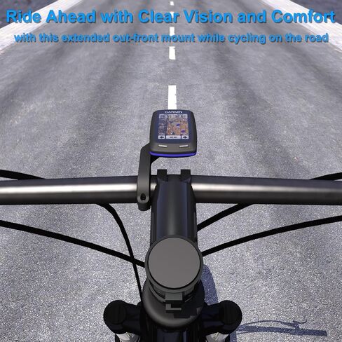 حامل دراجة ربع دورة للمقعد لـ Garmin Varia RTL510/RTL515/RVR315، رادار الرؤية الخلفية Varia، حامل ضوء خلفي للدراجة البلاستيكية، يتضمن حشوتين مناسبتين لأعمدة المقاعد بأقطار 27.0 مم - 31.6 مم in Kuwait