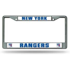 Rico Industries New Jersey Devils Standard Chrome License Plate Frame 6 x 12.25-"