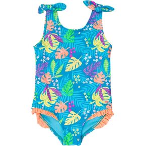 RuffleButts True Red Tie Shoulder One Piece - 6 in Saudi Arabia