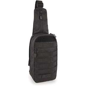 Highland Tactical Tactical Sling Bag, Black Urban Camo