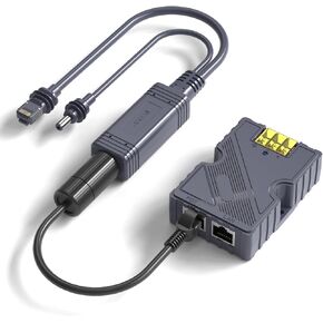 Starlink Mini Power Kit: 180-260V AC Power Supply (48V/3A), Starlink Mini Splitter & 150W Starlink PoE Injector Gigabit for Star Links Internet Satellite & High-Speed Connectivity