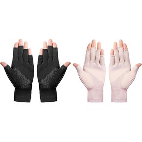 Ylucky Lightweight Summer Fingerless Gloves Men Women UV Sun Protection Driving Cotton Gloves Nonslip Touchscreen Gloves