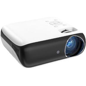 HAPPRUN Projector, Bluetooth Projector 1080p, Portable Outdoor Projector With Speaker, 200" Support 9500L Mini Movie Projector Compatible with Smartphone/HDMI/USB/AV/Fire Stick