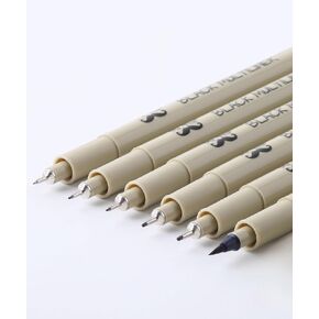 Mr. Pen- Drawing Pens for Artists, 6 Sizes, Black Multiliner, Artist pens, Micro Pens for Drawing, Ink Pens for Drawing, Sketch Pens, Micro Pen, Fineliner Pens, Bible Journaling Pens