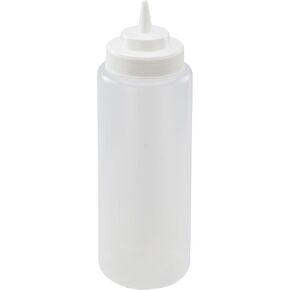 Winco Chocolatier's Wide Mouth Squeeze Bottles for Chocolate, 32 Ounce, 6 Pack