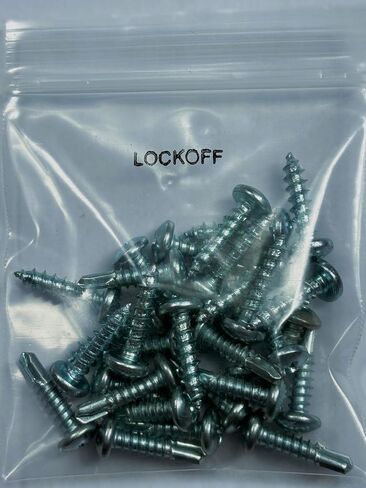 Brand Colored Self-Tapping Lacrosse Head Screws - 10 Pack in Light Blue Color in Saudi Arabia