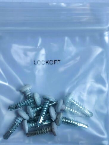 Brand Colored Self-Tapping Lacrosse Head Screws - 10 Pack in Light Blue Color in Saudi Arabia