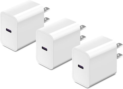 USB C Charger Block 1Pack for iPhone 16 Pro Max Charger Fast Charging 20W PD Power Adapter,Single Port Type C Wall Charger for Apple Watch iPhone 15/15 Pro/15 Pro Max/15Plus/14/13/12/11,Xs/X, for iPad in Saudi Arabia