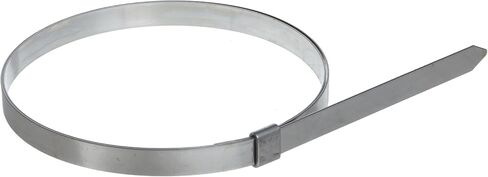 BAND-IT JS2429 Junior 1/4" Wide x 0.020" Thick, 1" Diameter, 201 Stainless Steel Smooth I.D. Clamp (100 Per Box) in Saudi Arabia