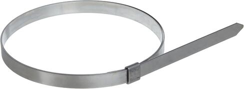 BAND-IT JS2429 Junior 1/4" Wide x 0.020" Thick, 1" Diameter, 201 Stainless Steel Smooth I.D. Clamp (100 Per Box) in Saudi Arabia