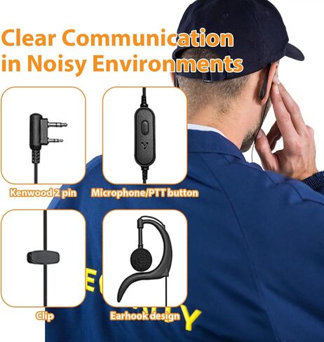 BAOFENG 5RM 10W Ham Radio Long Range Handheld Two Way Radio 2500mAh Battery Rechargeable Walkie Talkies with NOAA Weather Receiver, Speaker Mic, Type-C Charging, 999CH, VOX in Saudi Arabia