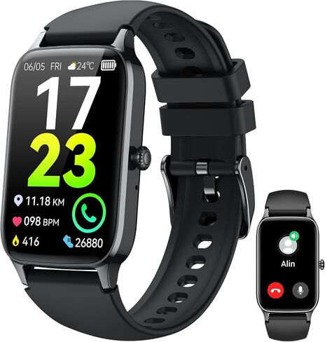 Smart Watch for Men Women Answer/Make Calls, 1.57" HD Fitness Watch with Heart Rate Monitor Sleep Monitor, 113+ Sports Activity Trackers with Step Counter, IP68 Waterproof Smartwatch - 2024 in Saudi Arabia