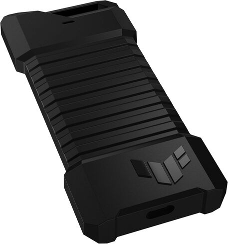 ASUS TUF Gaming AS1000 Plus —USB-C 3.2 Gen 2x2 Portable M.2 NVMe PCIe SSD 1 تيرابايت، سرعة تصل إلى 2000 ميجابايت/ثانية، مقاومة السقوط MIL-STD-810H، مقاومة الماء والغبار IP68، هيكل من سبائك الألومنيوم ووسادة حرارية in Saudi Arabia