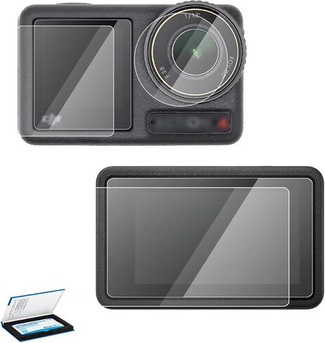 JJC (2 Pack Screen Protector Compatible for DJI RC Pro Camera Remote Controller, 2 Pcs LCD Screen Tempered Glass Film, Ultra-Thin Clear 9H 2.5D Anti-Fingerprint Anti-Scrach Anti-Bubble in Saudi Arabia