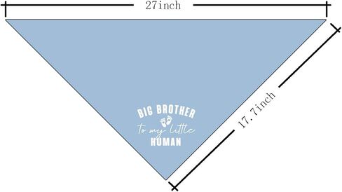 Big Brother to My Little Human Dog Bandana, Big Brother Bandana for Dog, Big Brother Bandana for Dog, Dog Bandana for Small Medium Dogs, Dog Scarf, Gift for Dog Lover (D18) in Saudi Arabia