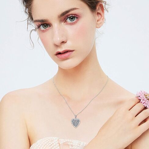 Locket Necklace That Holds Pictures Sunflower Pendant Necklace Jewelry Gifts 925 Sterling Silver Locket Photo Picture Keepsake Pendant You are my Sunshine Gifts for Christmas Birthday Valentine in Kuwait