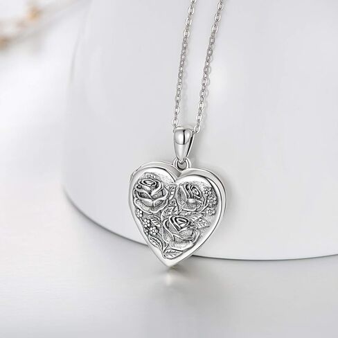 Locket Necklace That Holds Pictures Sunflower Pendant Necklace Jewelry Gifts 925 Sterling Silver Locket Photo Picture Keepsake Pendant You are my Sunshine Gifts for Christmas Birthday Valentine in Kuwait