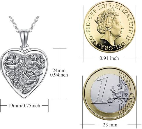Locket Necklace That Holds Pictures Sunflower Pendant Necklace Jewelry Gifts 925 Sterling Silver Locket Photo Picture Keepsake Pendant You are my Sunshine Gifts for Christmas Birthday Valentine in Kuwait