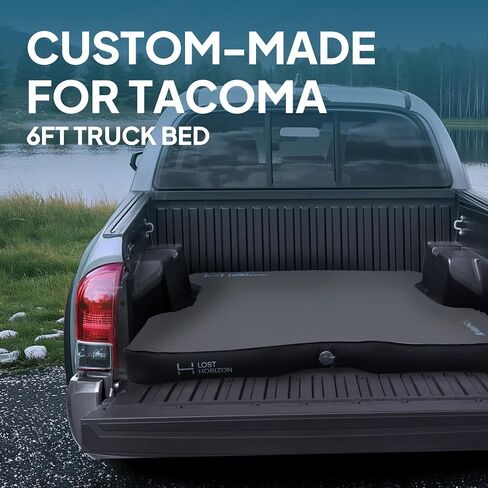LOSTHORIZON Truck Bed Camping Air Mattress with Foam, Self Inflating Sleeping Pad for Full Size 6-6.5FT with Air Pump, 4.5" Thick in Saudi Arabia