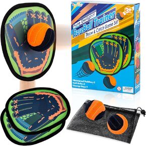 Aywewii Toss and Catch Ball Game Outdoor Beach Pool Toys for Kids Toddler Toys Baseball Training Outside Lawn Yard Games 3 4 5 Year Old Boys Girls Birthday Gifts Easter Basket Stuffers