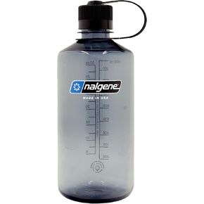 Nalgene Sustain Tritan BPA-Free Water Bottle Made with Material Derived from 50% Plastic Waste, 32 OZ, Narrow Mouth, Mocha